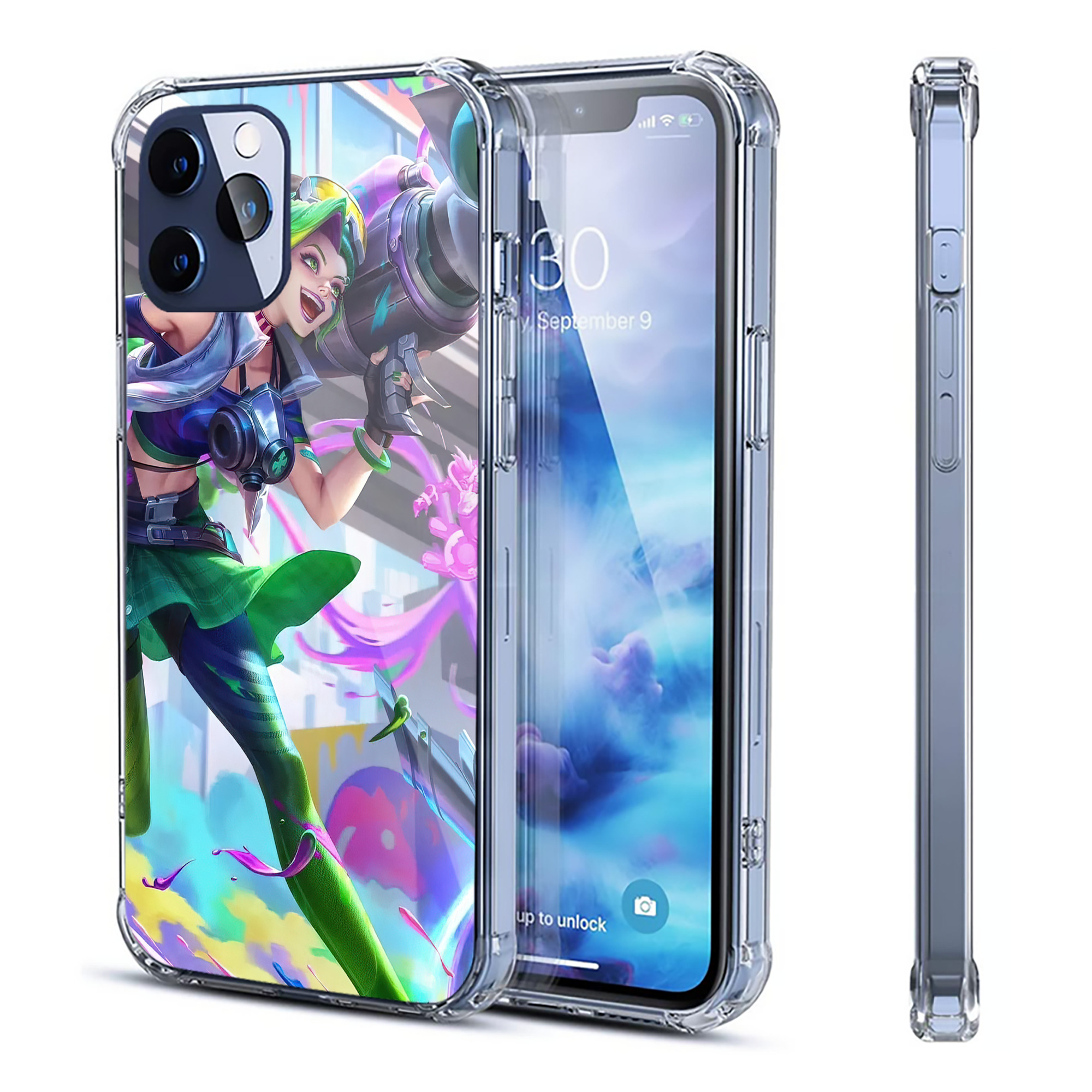 リーグ・オブ・レジェンド League of Legends LOL 【iPhone 12シリーズ対応】透明スマホケース（クリアソフトケース）